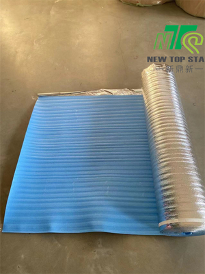 EPE Noise Block Underlayment Foam 3mm High Density Silver Laminate Underlay